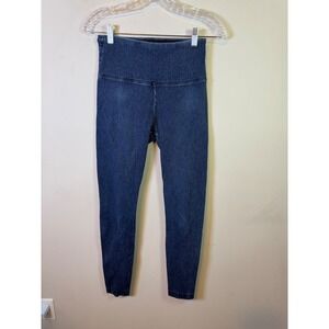 Lyssé Womens Denim Leggings High Waist Blue Size S